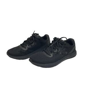 Under Armour Black Lace Up Athletic Sneakers US 7 Boys